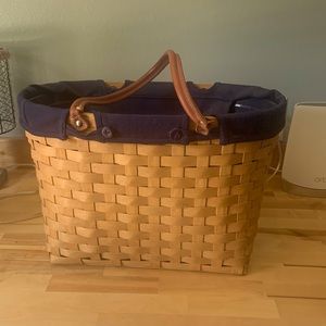 Longaberger Large Boardwalk Basket 2004